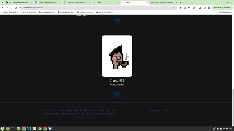 NFT-marketplace – screenshot 2