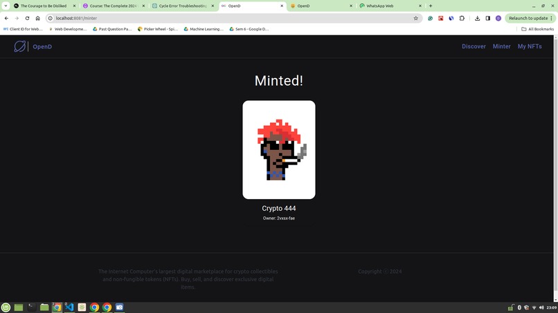 NFT-marketplace – screenshot 4