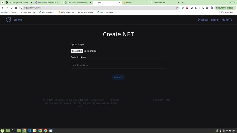NFT-marketplace – screenshot 5