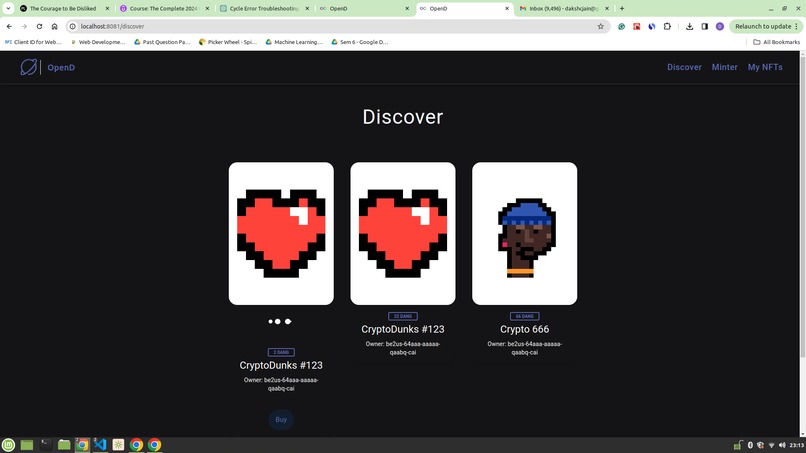NFT-marketplace – screenshot 6