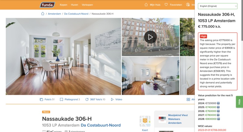 Real Estate Property Analyser Tool – screenshot 1