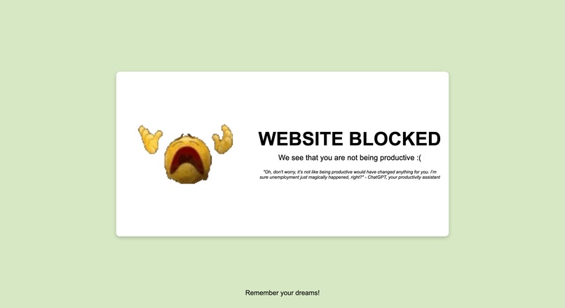 ¯\(ツ)/¯ Blocker – screenshot 1