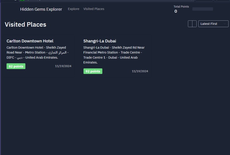 Hidden Gems Explorer – screenshot 2