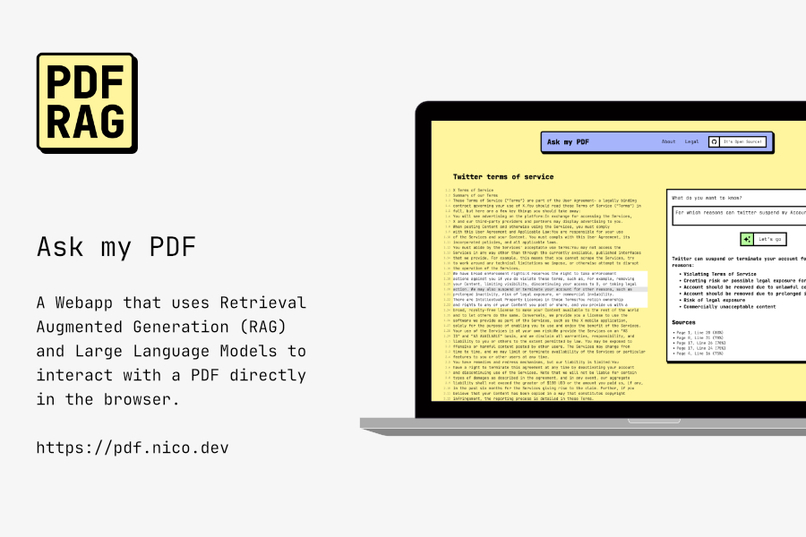 Ask my PDF – screenshot 1