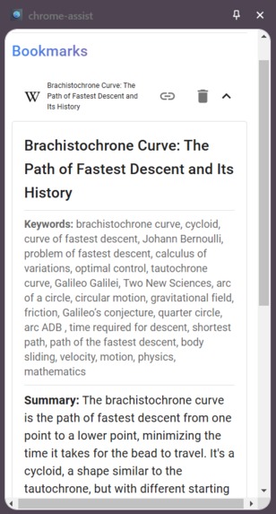 chrome-assist – screenshot 2
