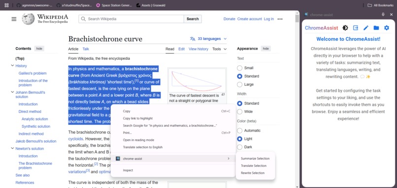 chrome-assist – screenshot 1