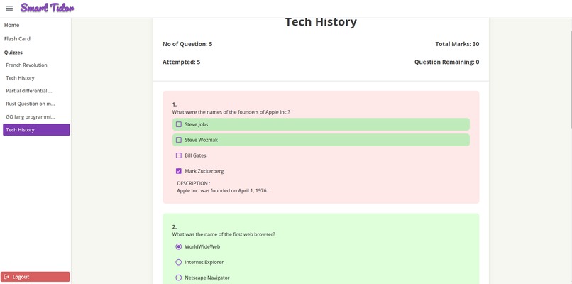 Smart Tutor – screenshot 2