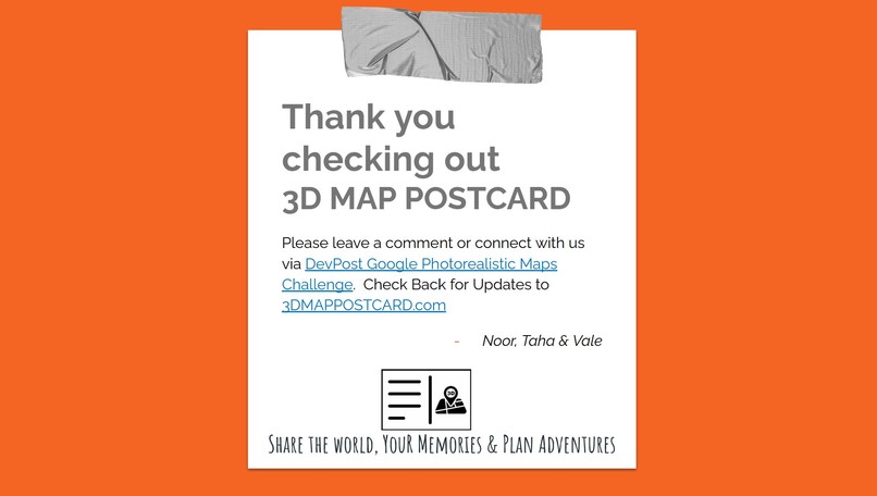 3D MAP POSTCARD – screenshot 13