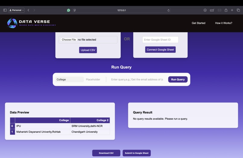Dataverse – screenshot 1