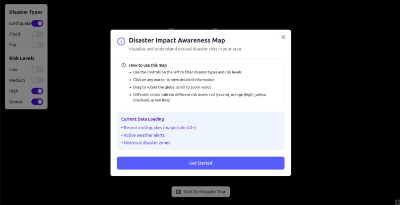 Disaster Impact Map – screenshot 1