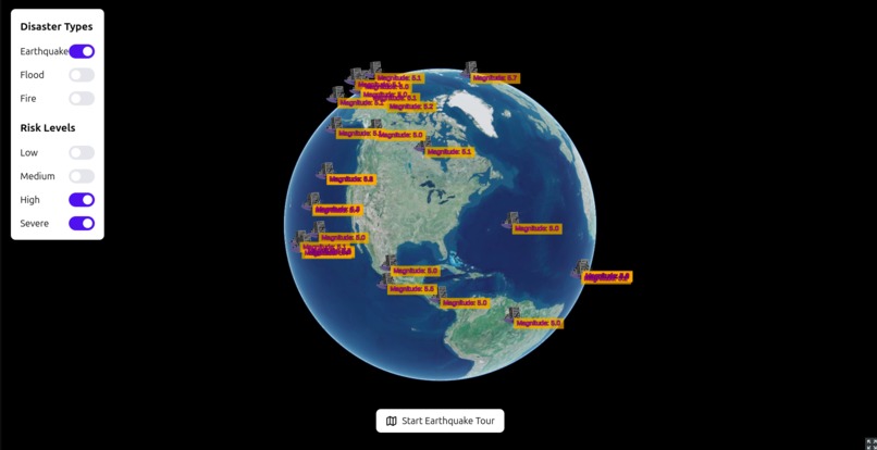 Disaster Impact Map – screenshot 2