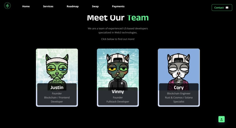 Decentral Bros Website – screenshot 3