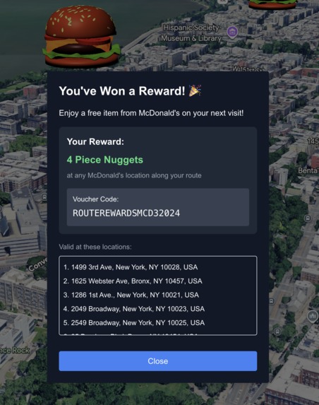 RouteRewards – screenshot 5
