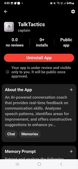 TalkTactics – screenshot 2