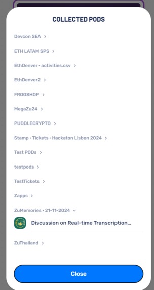 ZuMemories – screenshot 1