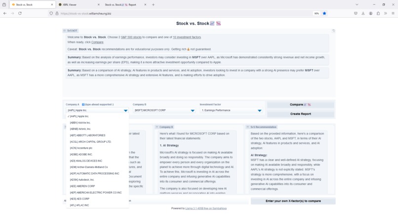 Stock vs. Stock – screenshot 1