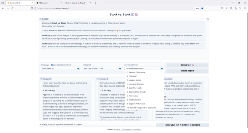 Stock vs. Stock – screenshot 3