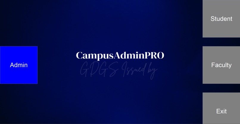 CampusAdminPro (Collage Mangment System) – screenshot 1