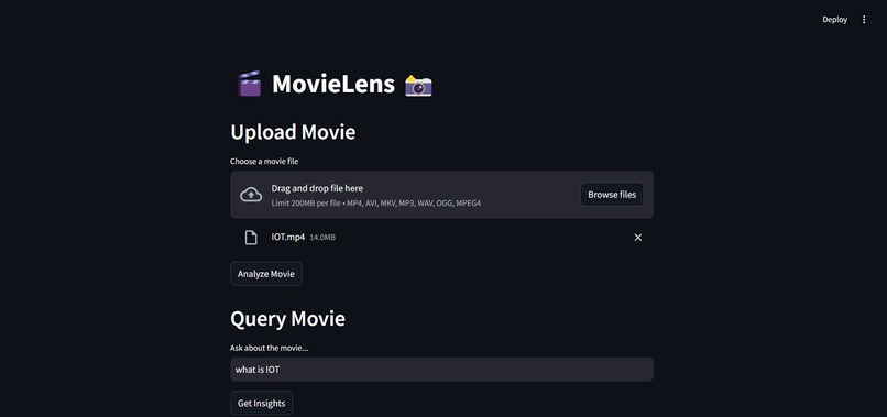 MovieLens – screenshot 1