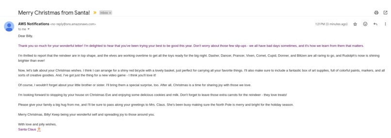 SambaSanta Mail – screenshot 2