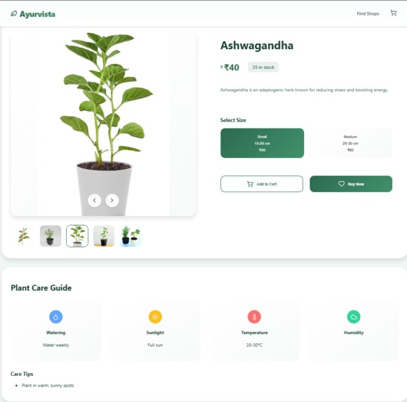 AyurVista: A Virtual Herbal Garden – screenshot 4