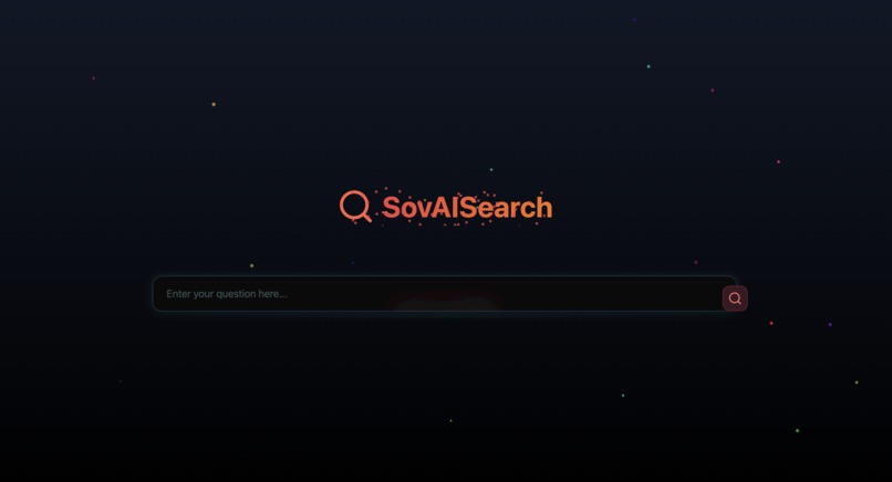 SovAISearch.XYZ – screenshot 1