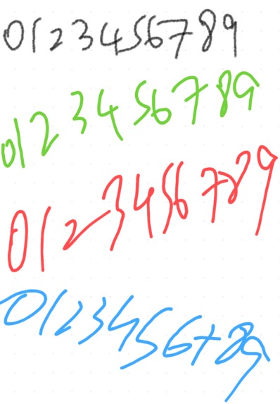 Hand written Digit classifier – screenshot 1