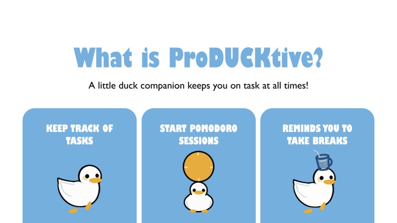 proDUCKtive – screenshot 2