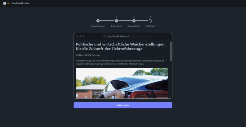 HeadlineHunter – screenshot 3