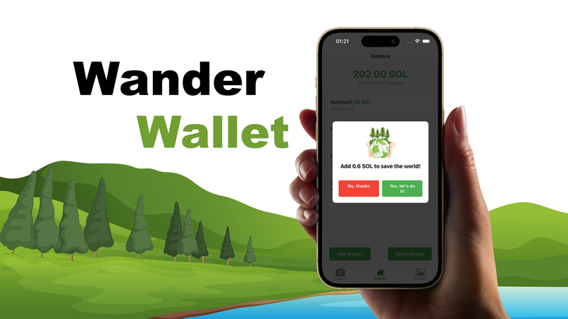 Wander Wallet – screenshot 1