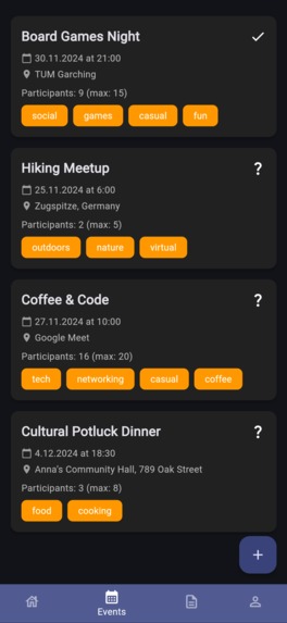 Socialize MUC – screenshot 2