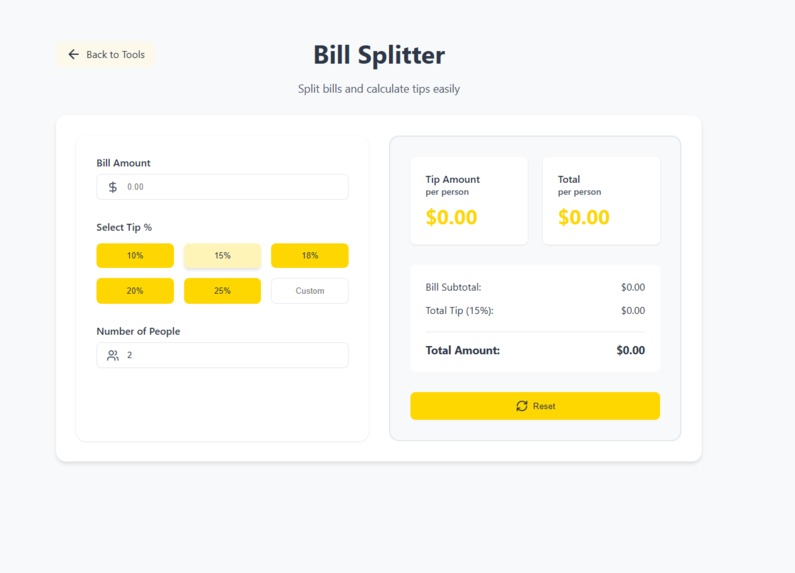 Tools – screenshot 1