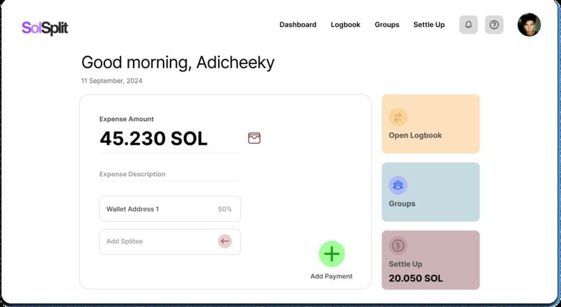 SolSplit – screenshot 1