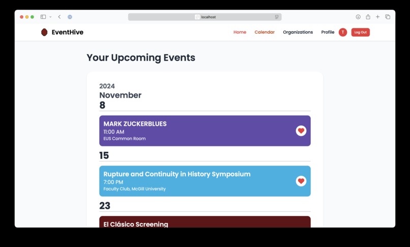 EventHive – screenshot 3