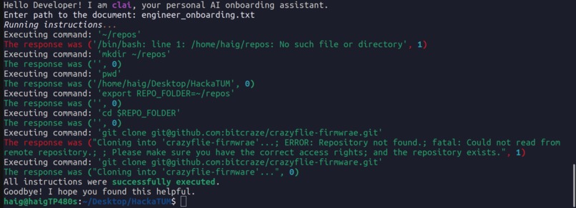 clai – screenshot 2