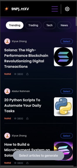 PostsFLow – screenshot 1