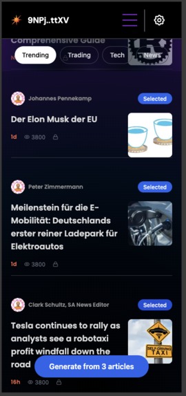 PostsFLow – screenshot 2