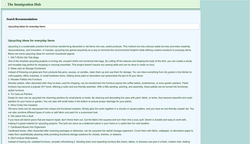 The Immigration Hub – screenshot 2