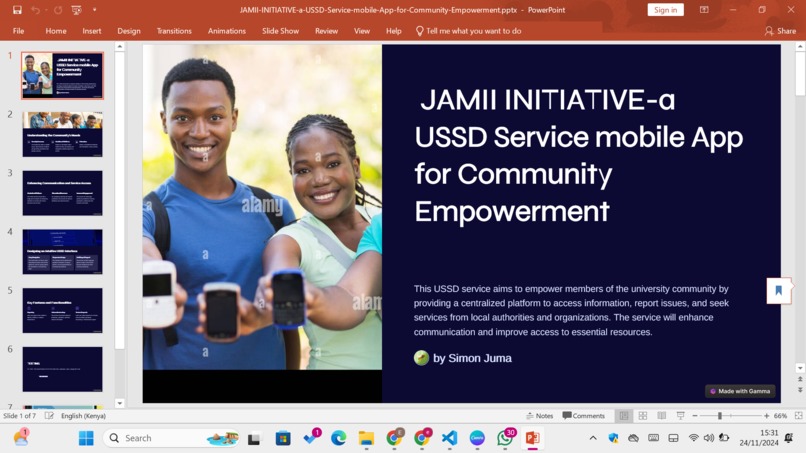 Jamii inititative – screenshot 1