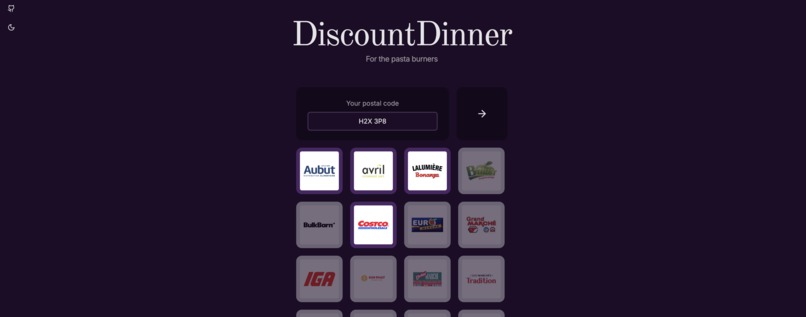 DiscountDinner – screenshot 1