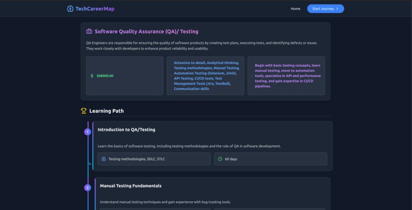TechCareerMap – screenshot 3