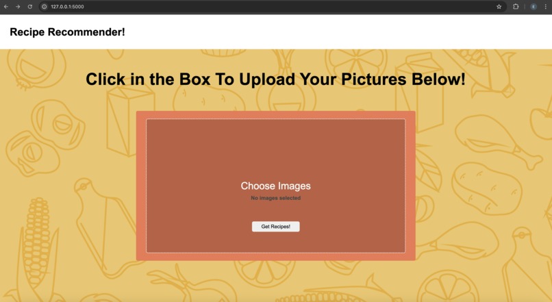 Recipe Recommender – screenshot 2