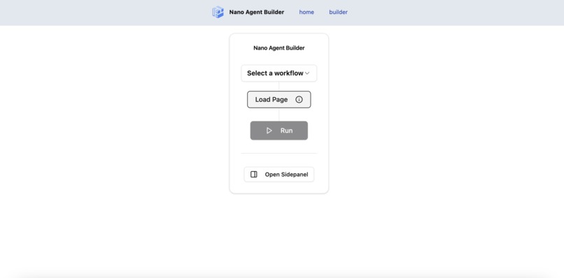 Nano agent builder – screenshot 1