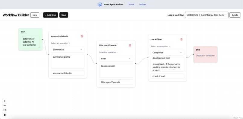 Nano agent builder – screenshot 2