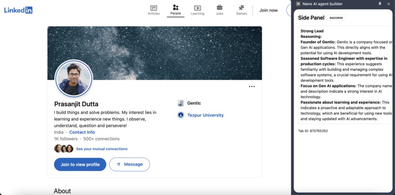 Nano agent builder – screenshot 4