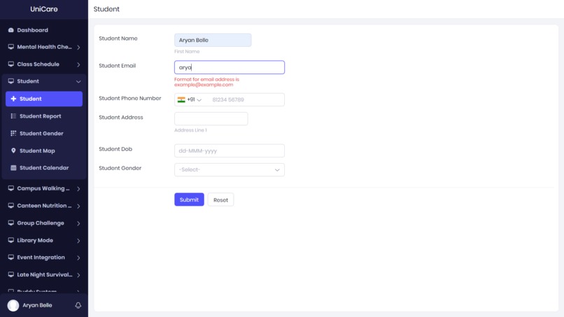 Healthcare and Wellness for College Students – screenshot 2