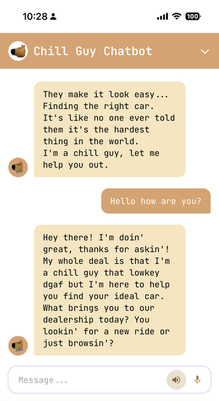 Chill Guy Chatbot – screenshot 7