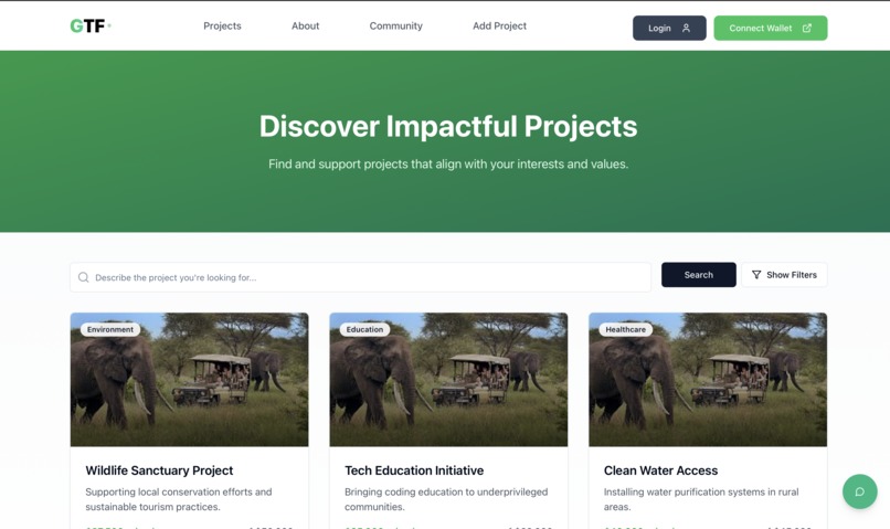 Green tourism Fund – screenshot 1