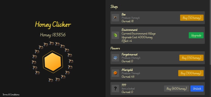 Honey Clicker – screenshot 2