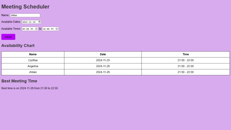 QuickSchedule – screenshot 2